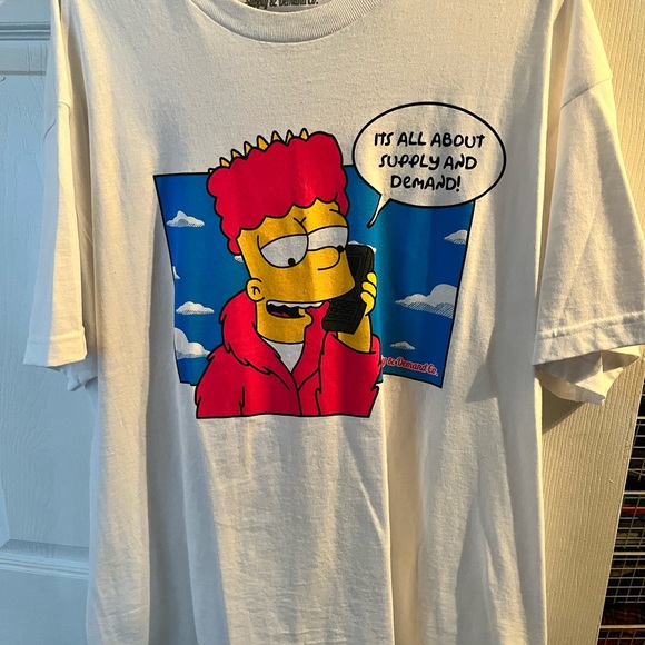 Supply and demand T-shirt, Bart, Simpson Pimpin - Picture 1 of 1